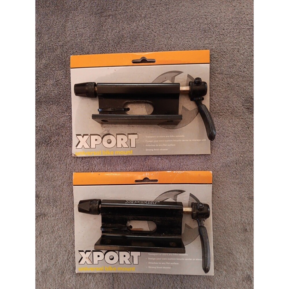 Set Of 2 Xport Universal Bike Mount Quick Release Model 00-1616 Black